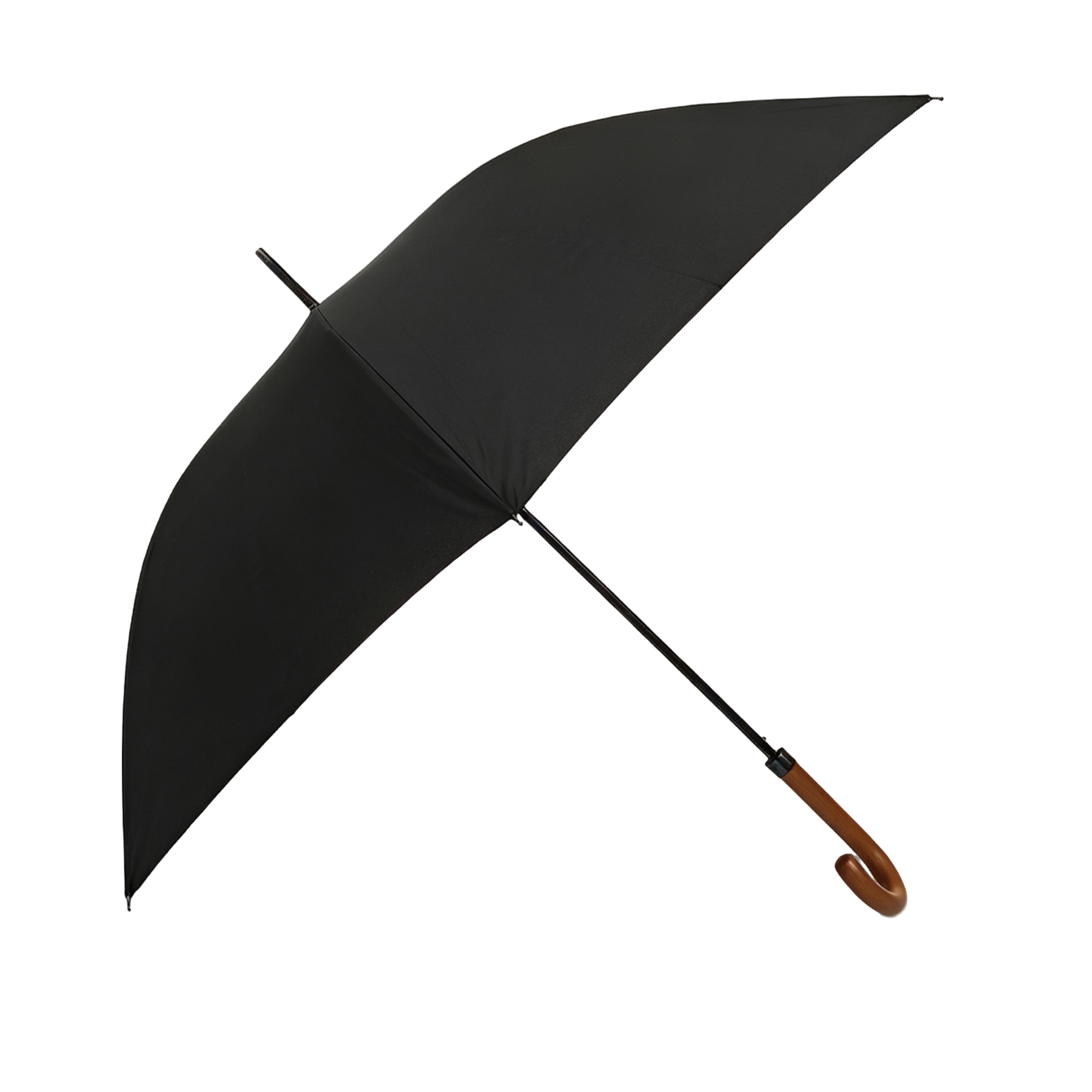 Wooden Handle Long Automatic Umbrella — Product image 3