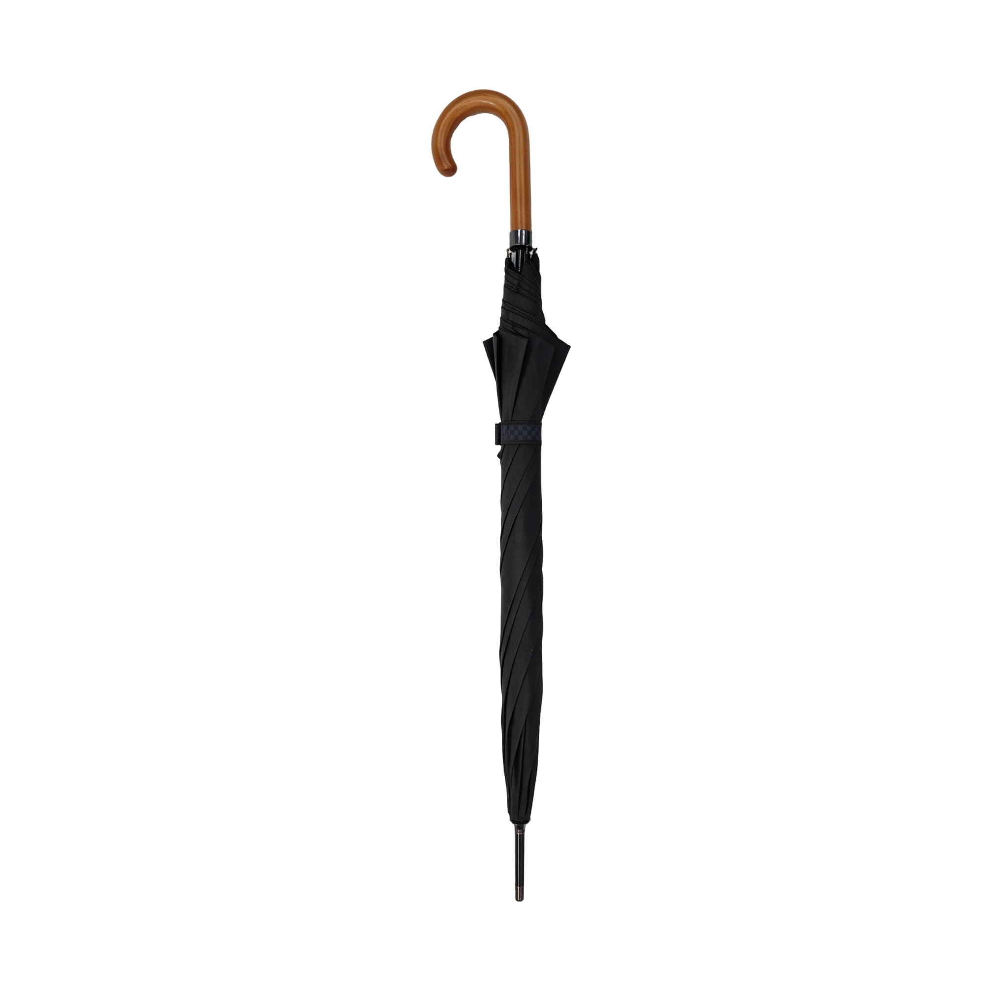 Wooden Handle Long Automatic Umbrella — Product image 2