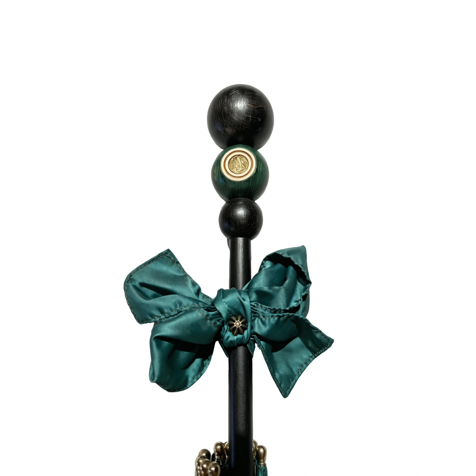 Long Umbrella with Shaped Wooden Handle — Product image 3