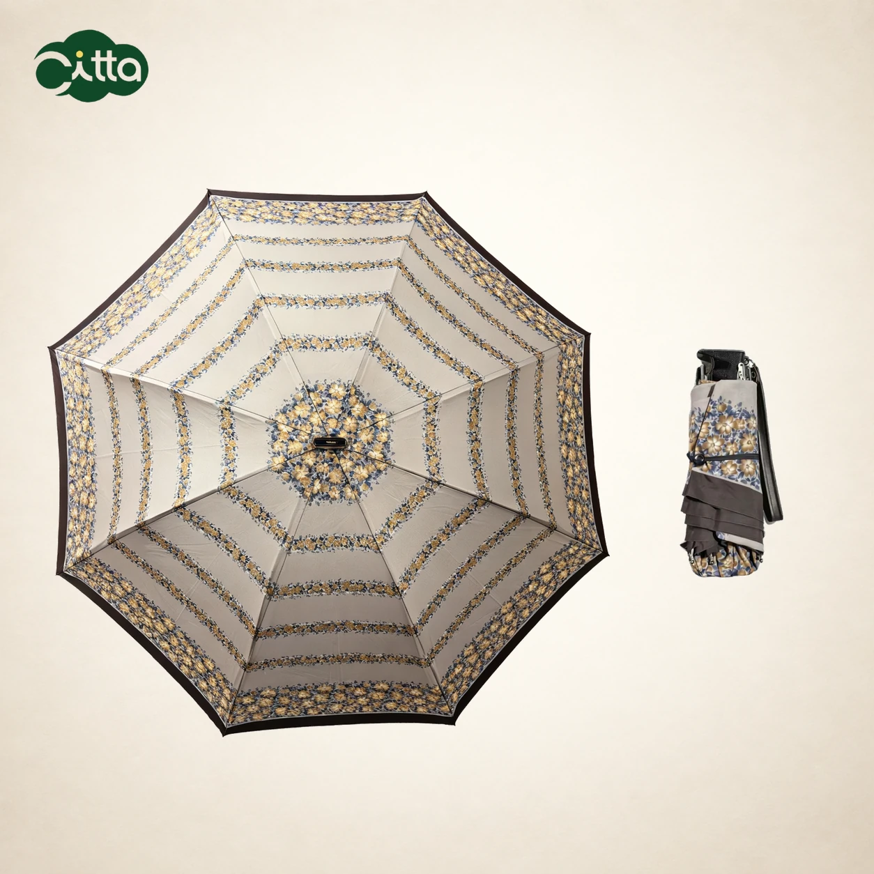 Retro 5-Fold Manual Umbrella — Product image 1