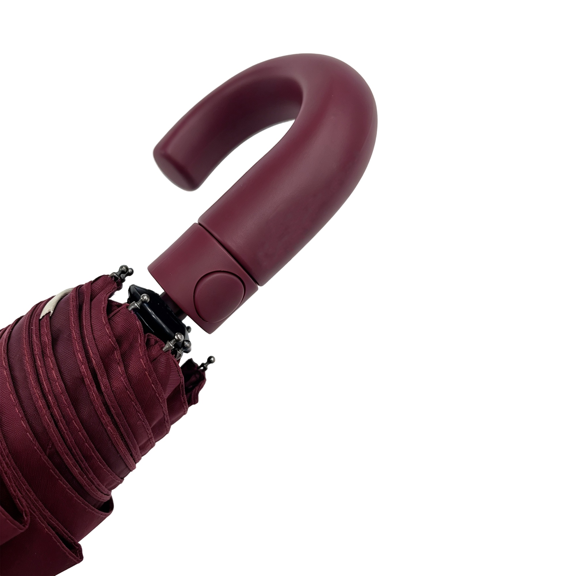 Fashionable Crook Handle 3 Section Windproof Automatic Umbrella — Product image 4