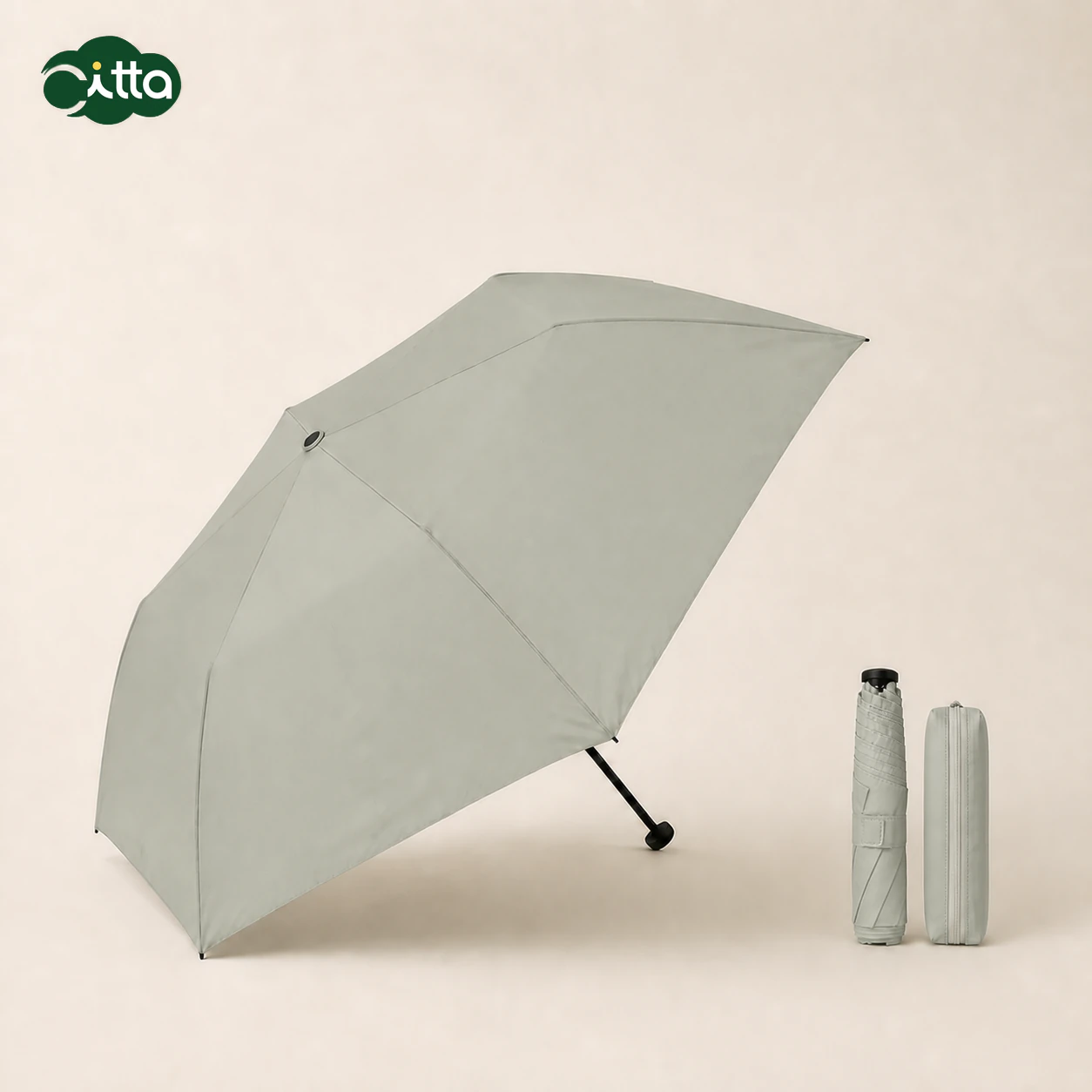 Ultra-Large 3 Section Absorbent Towel Pencil Case Storage Folding Manual Umbrella — Product image 1