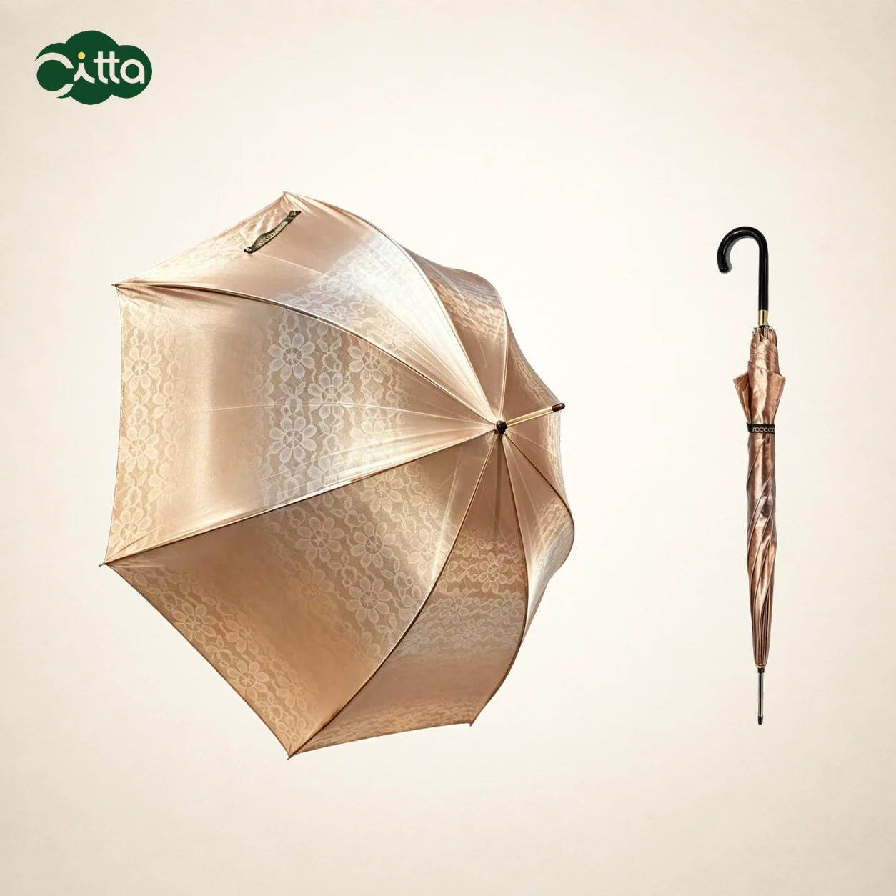 Openwork Lace Long Umbrella — Product image 1