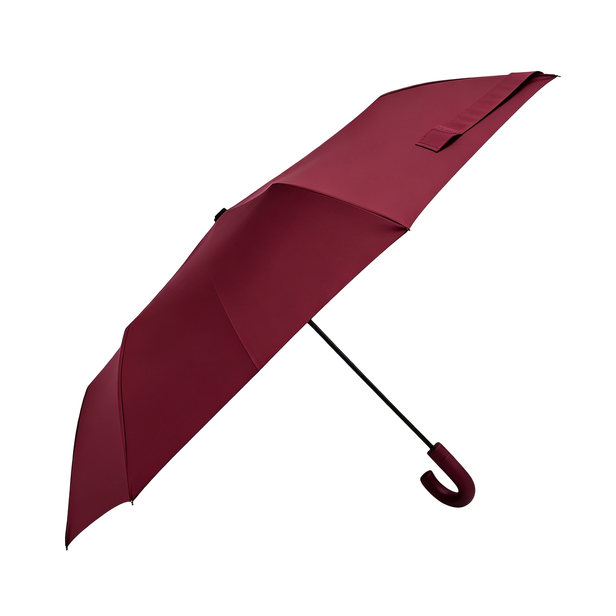 Fashionable Crook Handle 3 Section Windproof Automatic Umbrella — Product image 3
