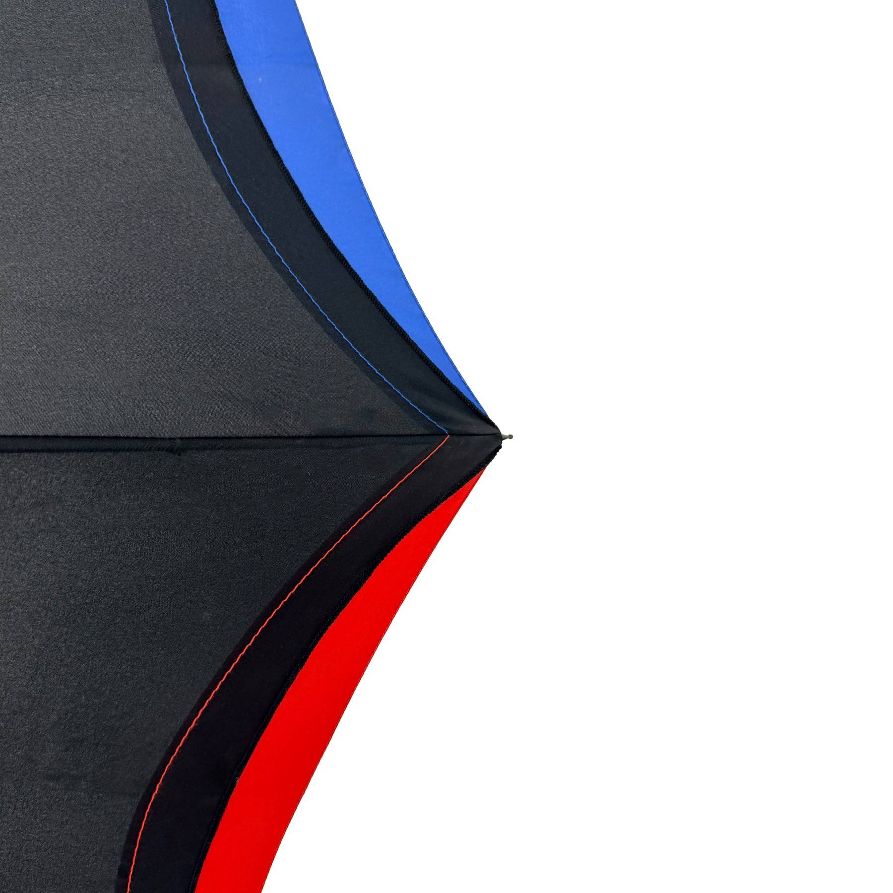 Multi-colour curved umbrella canopy panels