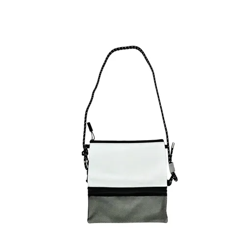 Dettaglio del prodotto: Ombrello manuale ultrasottile a 3 sezioni con rivestimento nero e protezione UV (con borsa a tracolla)