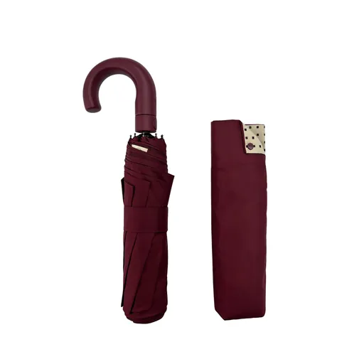 Fashionable Crook Handle 3 Section Windproof Automatic Umbrella — Product image 6