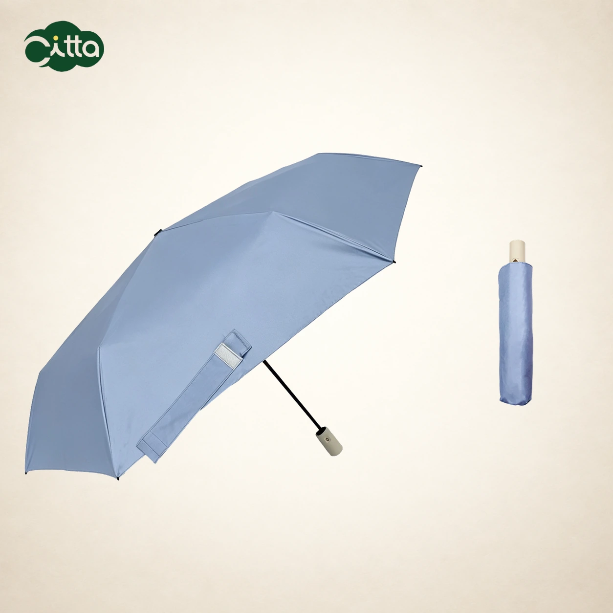 Easy-Fold 3 Section Auto Open/Close Patch Umbrella