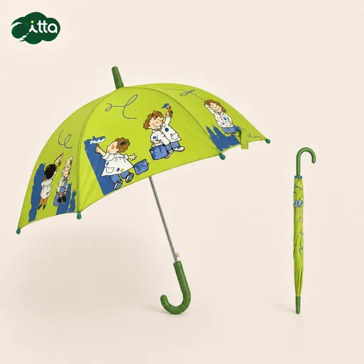 Ombrello lungo per bambini con stampa di cartoni animati